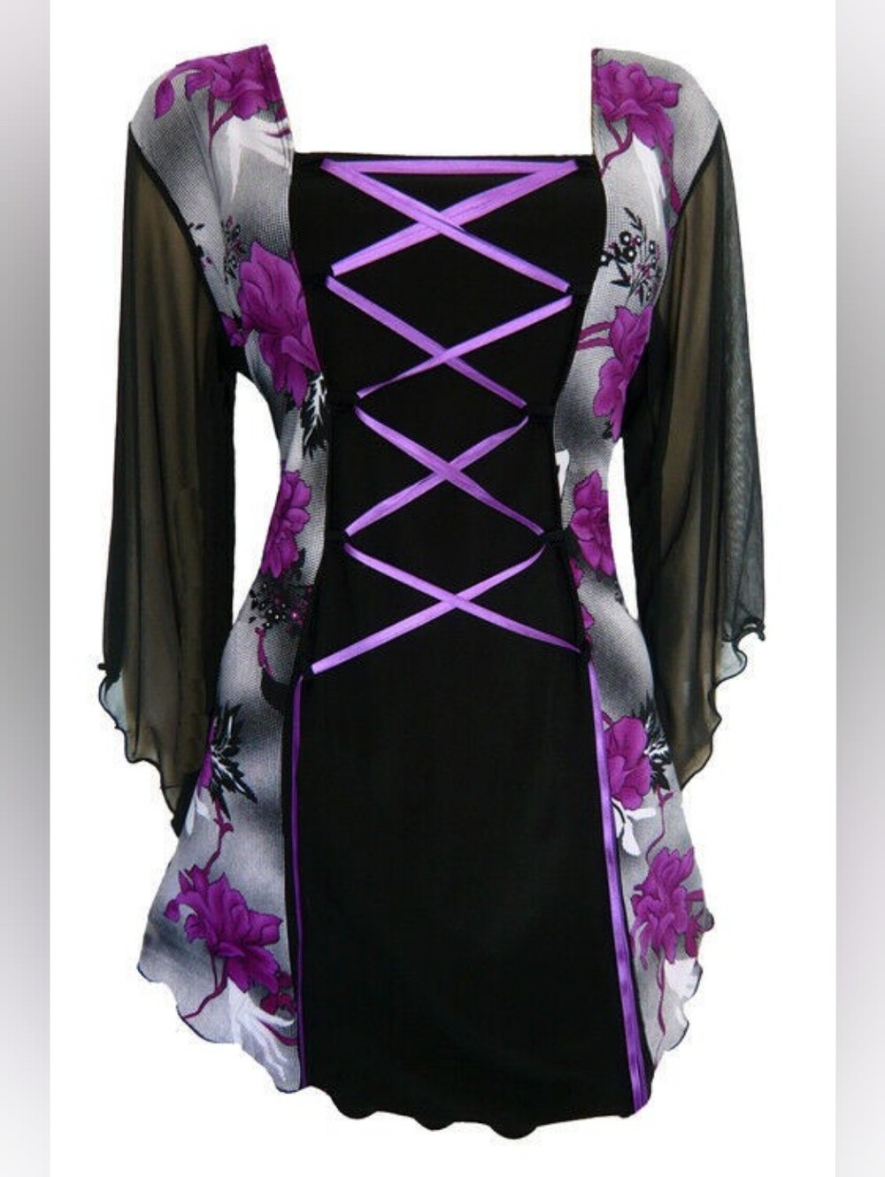 Dare to Wear 1X Mandarin Top 14